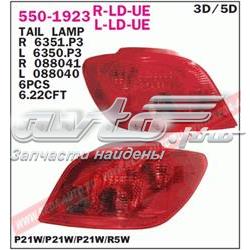Peugeot 307 Sol stop lambası