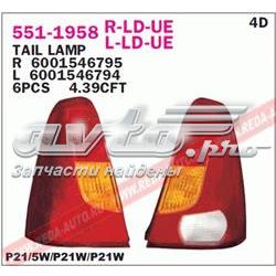 Dacia Logan  (2004 - 2012) Sol arka stop lambası çıkma