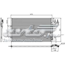 Focus II hatchback (DA, HCP, DP) (2004 - 2011) Klima kondenseri