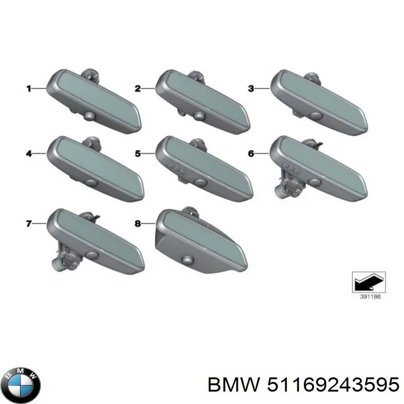 BMW 3  (2011 - 2018) İç dikiz aynası fiyatı