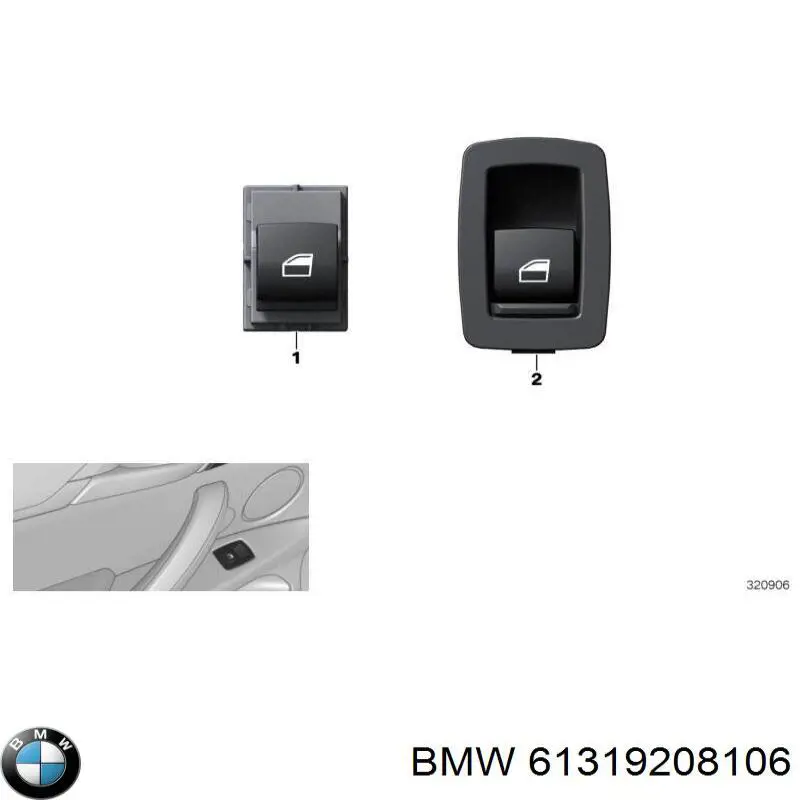 BMW 3  (2011 - 2018) Arka cam kaldırma motoru açma düğmesi fiyatı