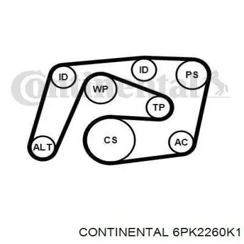 6PK2260K1 Continental/Siemens