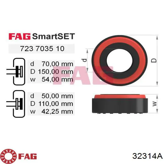 FAG 32314A