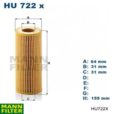 HU 722 X Mann-Filter