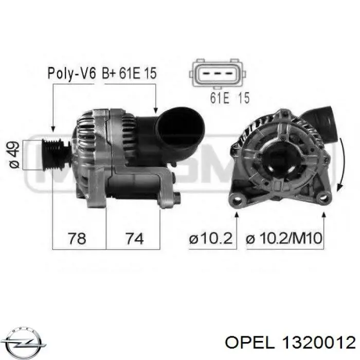 Opel Vectra  (1988 - 1995) Radyatör ızgarası satın al