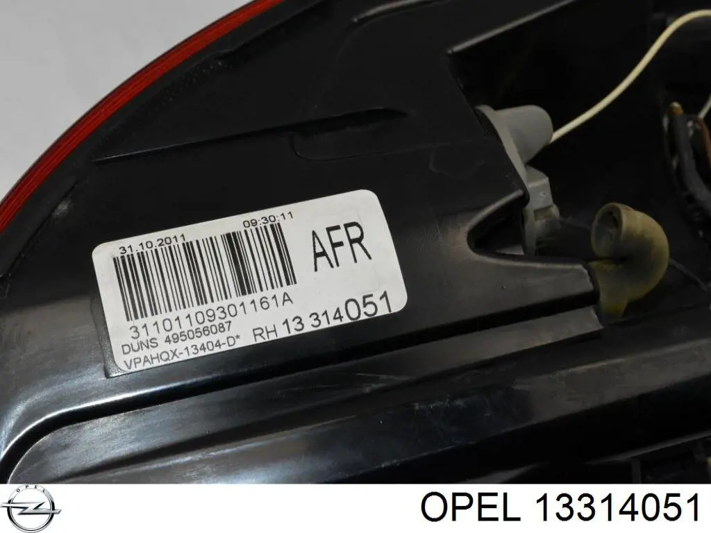 Opel Astra  (2010 - 2015) Sağ arka stop lambası 