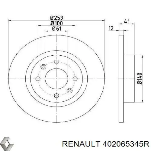 402065345R Renault (RVI)