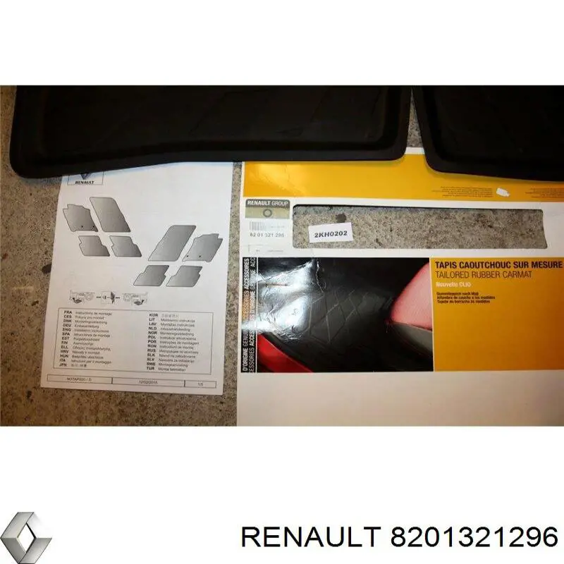 Renault Clio IV (2012 - 2021) Ön ve arka paspaslar, takım fiyatı