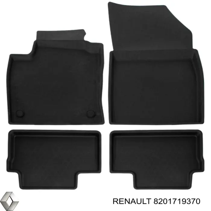 Renault Clio V (2019 - 2026) Ön ve arka paspaslar, takım fiyatı