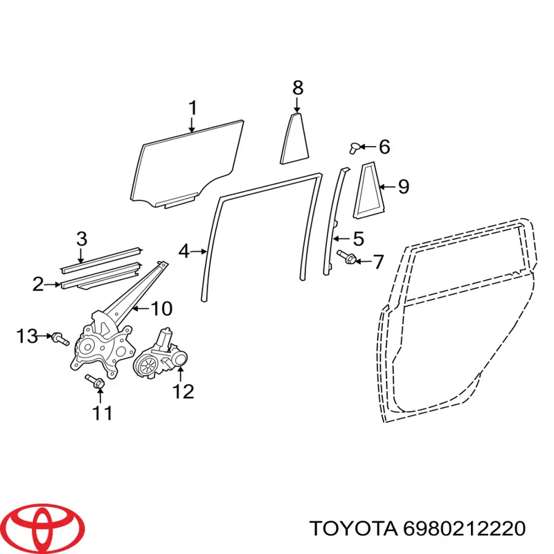 Toyota Corolla  Sol Ön cam krikosu fiyatları
