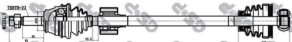 Fiat Palio  Sağ aks orijinal