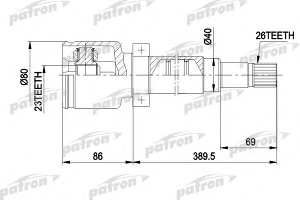 Fiesta Mk5 Dış aks kafası