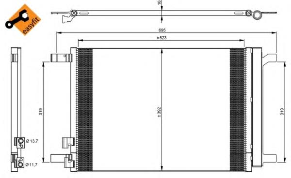 Klima kondenseri 35968
