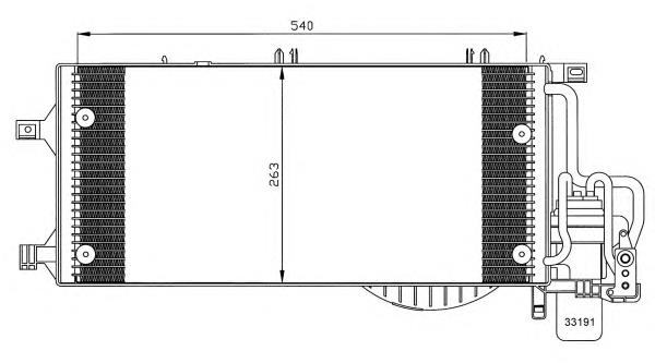 Corsa  Klima kondenseri