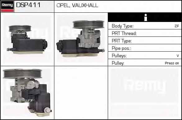 Vectra C sedan (2002 - 2008) Hidrolik direksiyon pompası